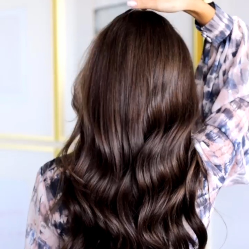 16inch Glam band (HALO) in black-brown